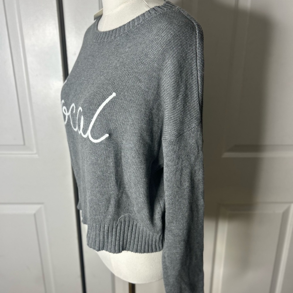 NWT (size small) Z SUPPLY Loreign Slogan Sweater - Picture 5 of 8